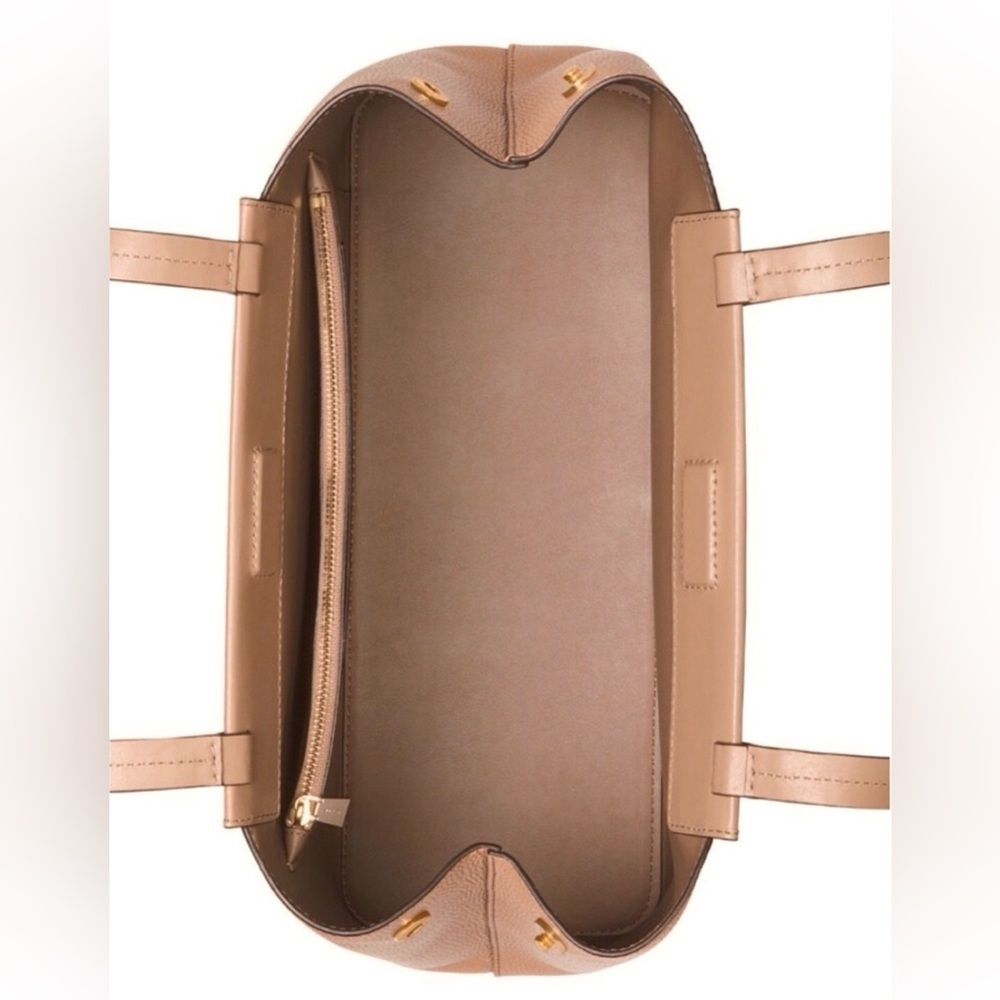 Michael Kors Butternut Tan Leather Tote Bag - Picture 3 of 11
